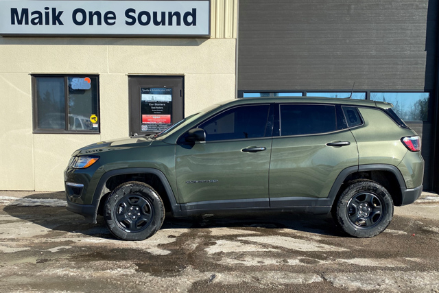 2021 Jeep Compass Sport with professional window tint in North Bay